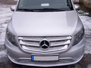 Mercedes Vito/V-klasse W447 2014– Grille sierlijsten 2014-2020 (5-delig, RVS) Carmos - Turks staal foto 1