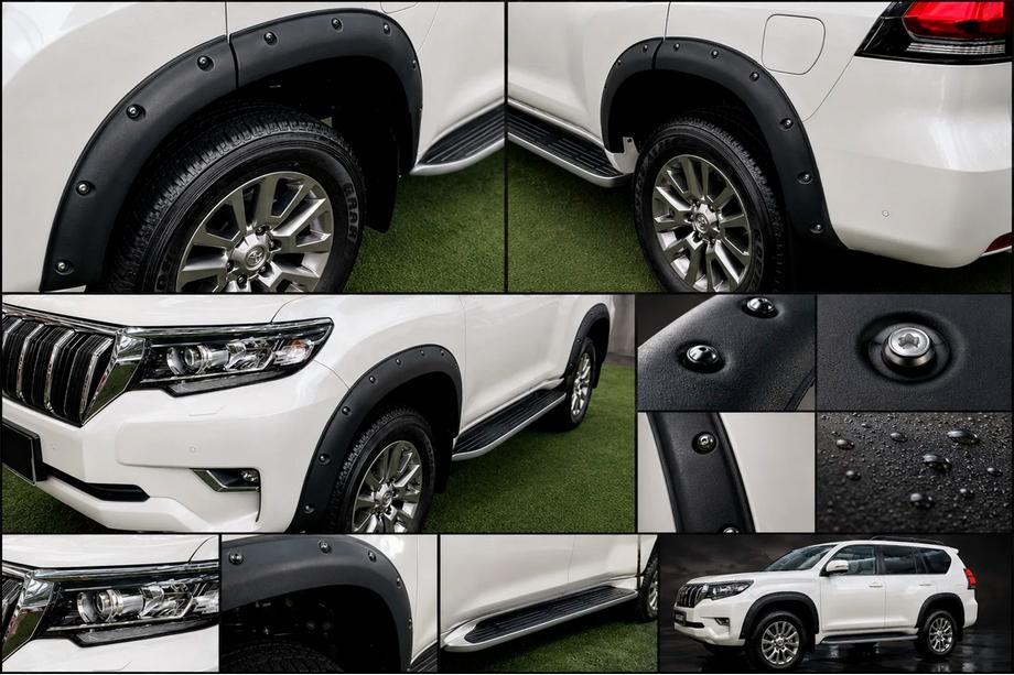 Toyota Land Cruiser Prado 150 2009–2023 Set wielkastverbreders (6 stuks) Image
