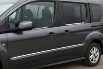 Ford Connect 2014–2021 Onderste raamsierlijsten (4 stuks, RVS) foto 1