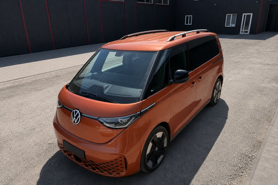 Volkswagen ID BUZZ 2022– Dakrails chroom (Turks design) Metalen voet Foto 3