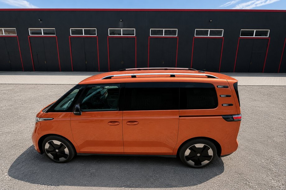 Volkswagen ID BUZZ 2022– Dakrails chroom (Turks design) Metalen voet Foto 4