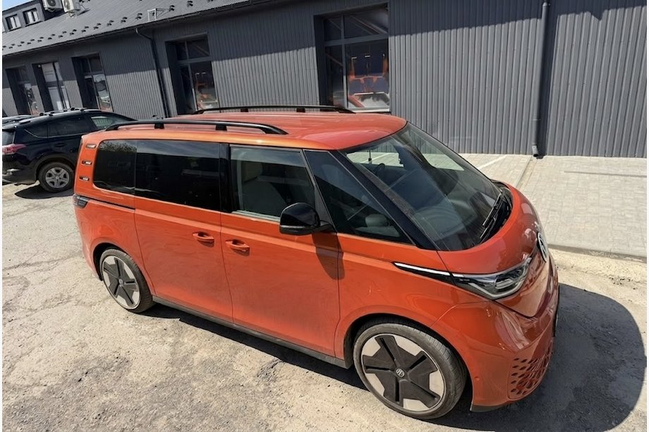 Volkswagen ID BUZZ 2022– Dakrails zwart (Turks design) Kunststof voetjes Foto 3