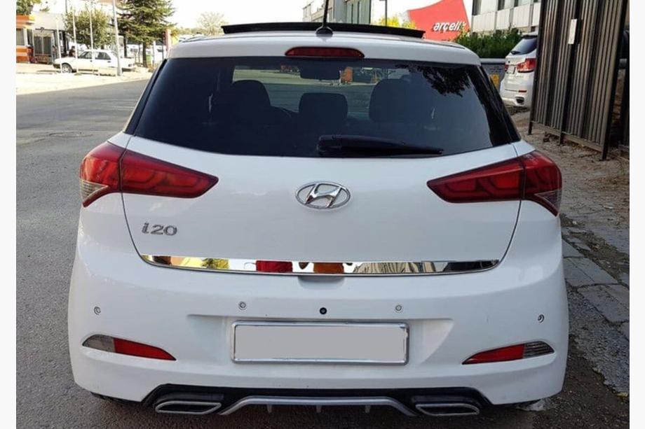 Hyundai I-20 2014–2020 Kofferrandbescherming 2014-2018 (RVS) Image