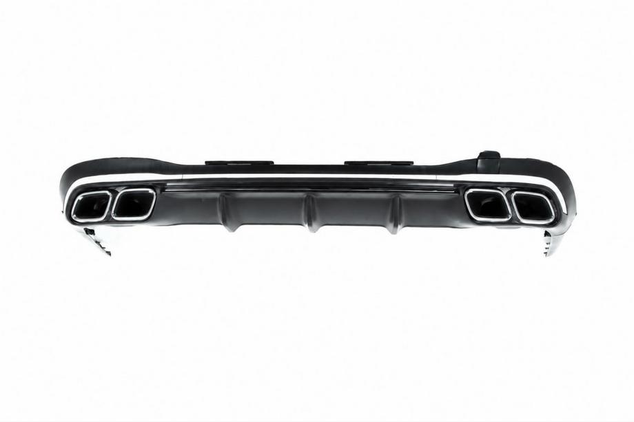 Mercedes S-class W223 2020– Achterdiffuser met AMG S63 Silver uitlaatsierstukken Image