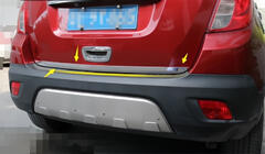 Opel Mokka 2012–2021 RVS kofferbakrand OmsaLine - Italiaans roestvrij staal foto 2