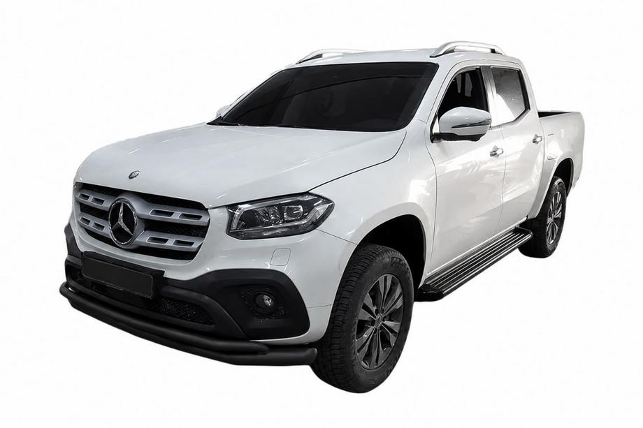 Mercedes X-klasse 2017–2020 Bullbar voorzijde ST017 Black (RVS, 60 mm) Image