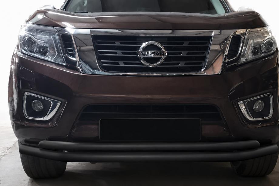 Nissan Navara/NP300 2016– Nudge bar voorzijde ST017 Black (RVS) Image