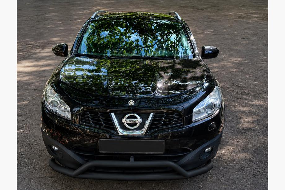 Nissan Qashqai 2007–2010 Bullbar voorzijde Black (roestvrij staal) Image