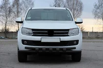 Volkswagen Amarok 2010–2022 Frontbeschermbeugel F3-08.7 Black (RVS) foto 3