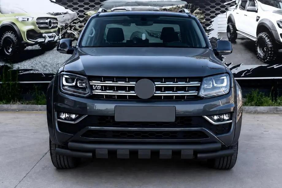 Volkswagen Amarok 2010–2022 Frontbeschermbeugel F3-08.7 Black (RVS) Image