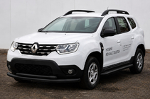 Renault Duster 2018–2024 Frontbeschermbeugel F3-10 Black (RVS) foto 1
