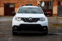 Renault Duster 2018–2024 Frontbeschermbeugel F3-10 Black (RVS) foto 2