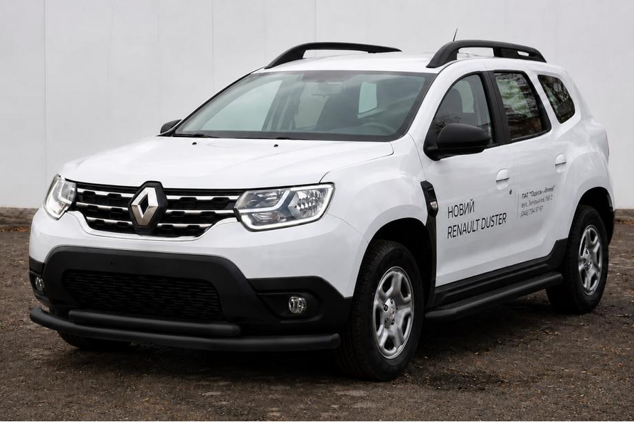 Renault Duster 2018–2024 Frontbeschermbeugel F3-10 Black (RVS) Image