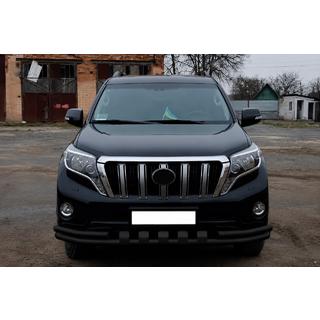 Bullbar F3-31 Black (RVS) Toyota Land Cruiser Prado 150 2009–2023 foto 2