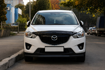Mazda CX-5 2012–2017 Voorbumperbescherming ST008 Black (RVS) foto 1