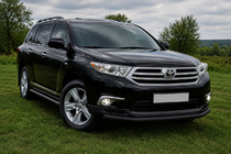 Toyota Highlander 2008–2013 Frontbeschermbeugel ST008 Black (2010-2013, roestvrij staal) foto 3