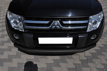 Mitsubishi Pajero Wagon III 1999–2006 Bullbar ST008 Black (RVS) foto 2