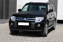 Mitsubishi Pajero Wagon III 1999–2006 Bullbar ST008 Black (RVS) foto 1