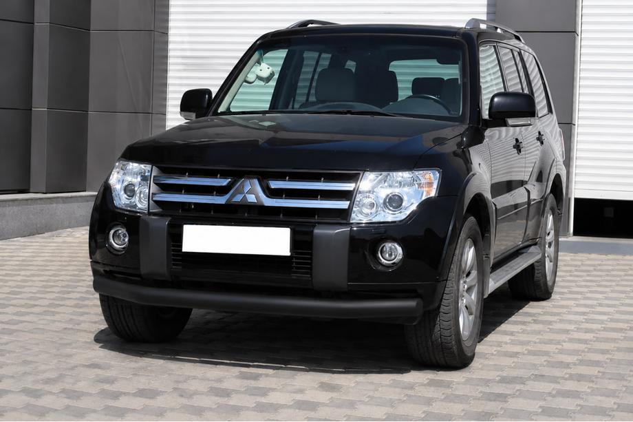 Mitsubishi Pajero Wagon III 1999–2006 Bullbar ST008 Black (RVS) Image