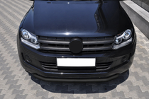 Volkswagen Amarok 2010–2022 Voorbumperbescherming ST008 Black (RVS) foto 2