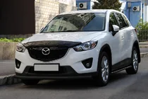 Mazda CX-3 2015– Voorbumperbescherming ST008 Black (RVS) foto 1