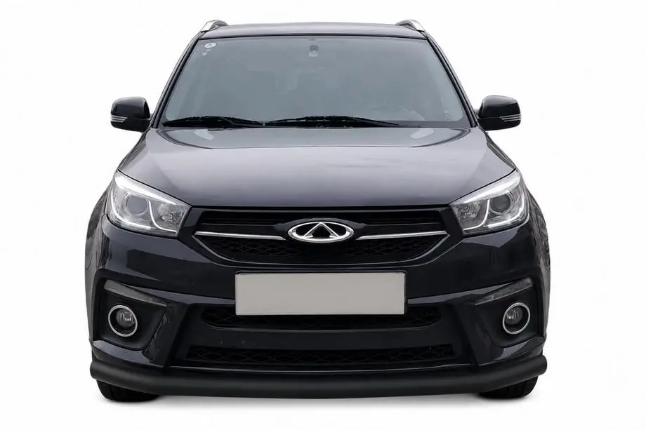 Chery Tiggo 3 2005– Voorbumperbescherming ST008 Black (RVS) Image
