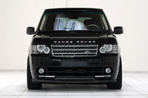 Range Rover III L322 2002–2012 Voorbumperbescherming ST008 Black (RVS) foto 1