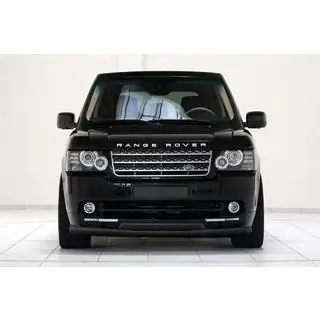 Voorbumperbescherming ST008 Black (RVS) Range Rover III L322 2002–2012 foto 1