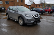 Nissan X-trail T32/Rogue 2014–2021 Voorbumperbescherming ST008 Black (RVS) foto 4