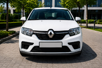 Renault Sandero 2013–2022 Voorbumperbescherming ST008 Black (RVS) foto 2