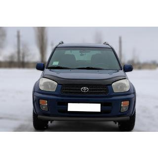 Voorbumperbescherming ST008 Black (RVS) Toyota Rav 4 2001–2005 foto 1