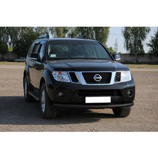 Frontbescherming ST008-1 Black (RVS) Nissan Pathfinder R51 2005–2014 foto 2
