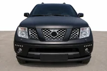 Nissan Pathfinder R51 2005–2014 Voorbumperbeugel ST008-2 Black (RVS) foto 1