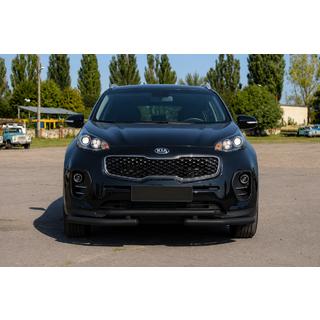 Frontbescherming ST009 Black (roestvrij staal) Kia Sportage 2015–2021 foto 3