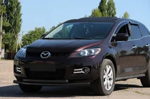 Mazda CX-7 2006–2012 Frontbeschermbeugel ST014 Black (RVS) foto 1