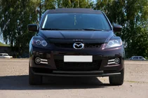Mazda CX-7 2006–2012 Frontbeschermbeugel ST014 Black (RVS) foto 2