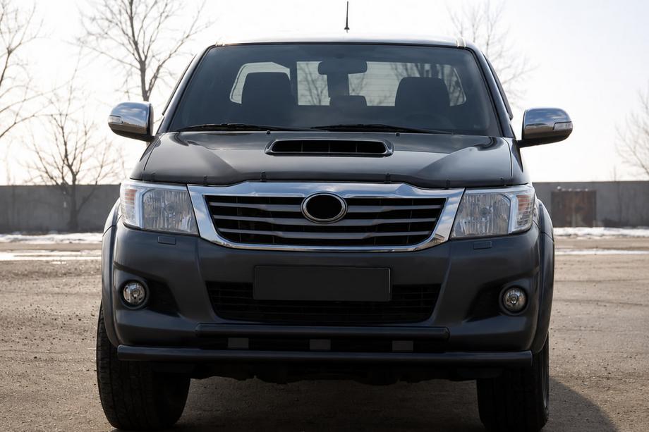 Toyota Hilux 2006–2015 Frontbeschermbeugel ST014 Black (RVS) Image