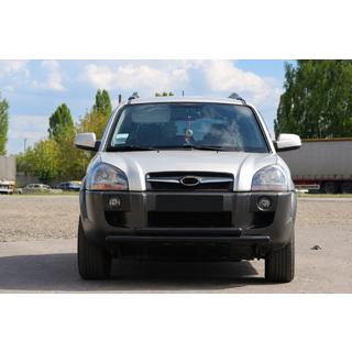 Frontbeschermbeugel ST014 Black (RVS) Hyundai Tucson JM 2004– foto 1