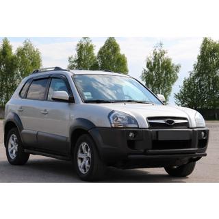 Frontbeschermbeugel ST014 Black (RVS) Hyundai Tucson JM 2004– foto 2