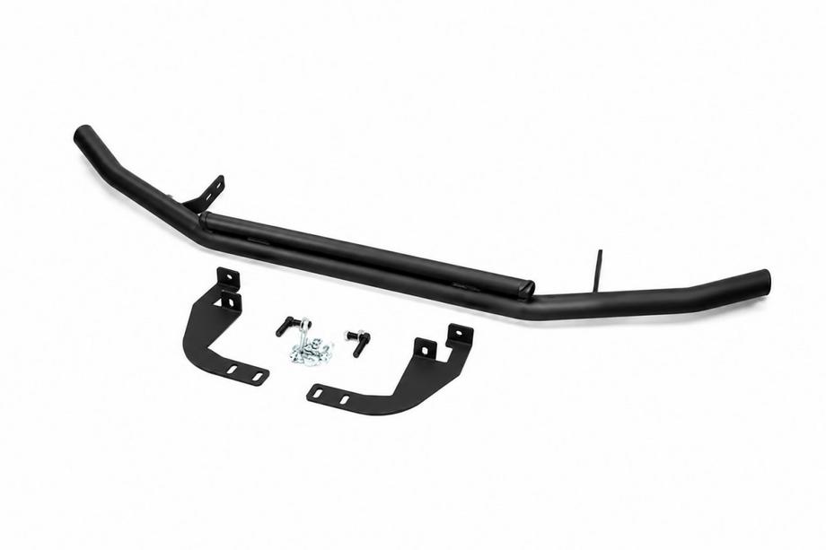 Mitsubishi Pajero Sport 2008–2015 Frontbeschermbeugel ST014 Black (RVS) Foto 1