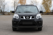 Nissan X-trail T31 2007–2014 Bullbar ST014 Black (roestvrij staal) foto 3