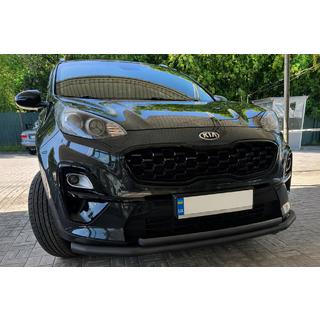 Bullbar ST014 Black (roestvrij staal) Kia Sportage 2015–2021 foto 1