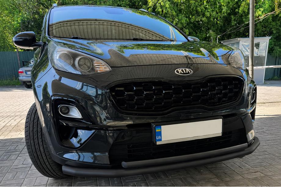 Kia Sportage 2015–2021 Bullbar ST014 Black (roestvrij staal) Image