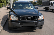 Volvo XC90 2002–2014 Voorbumperbeschermer ST014-2 Black (RVS) foto 2