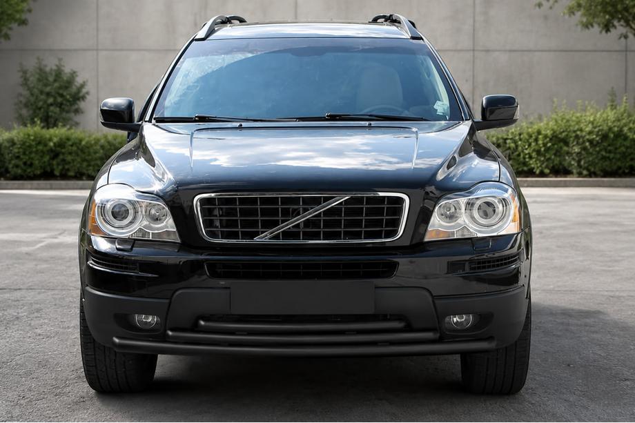 Volvo XC90 2002–2014 Voorbumperbeschermer ST014-2 Black (RVS) Image