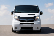 Nissan Primastar 2002–2014 Frontbeschermbeugel ST014/2 Black (RVS) foto 1
