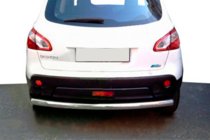 Nissan Qashqai 2007–2010 Rechte achterbeugel (RVS) foto 2