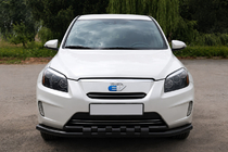 Toyota Rav 4 2006–2013 Voorbumperbeschermer ST015 Black (RVS) foto 1