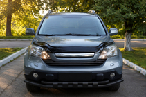 Honda CR-V 2007–2011 Voorbumperbeschermer ST015 Black (RVS) foto 1
