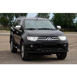 Voorbumperbeschermer ST015 Black (RVS) Mitsubishi L200 2006–2015
